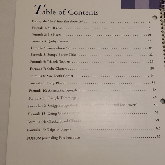 Creative Memories Fast Formulas Layout Idea Book - Picture 7 of 9